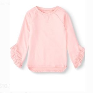 Star Ride Flounce Sleeve Long Sleeve Top